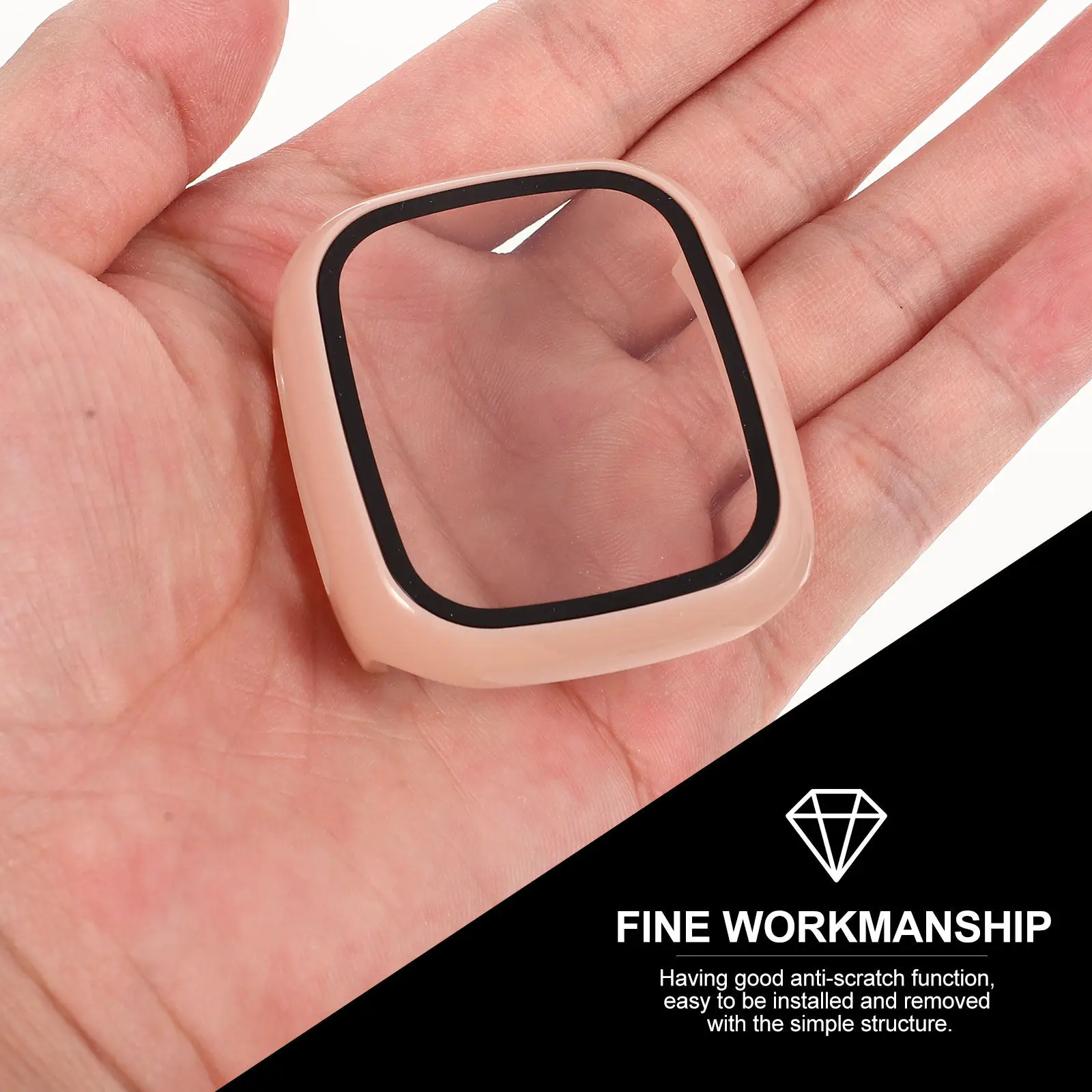 

Защитный чехол для часов, 2 шт., из высококачественного материала, устойчивый к царапинам, легко устанавливается, съемный, полностью закрывающий края, совместимый.