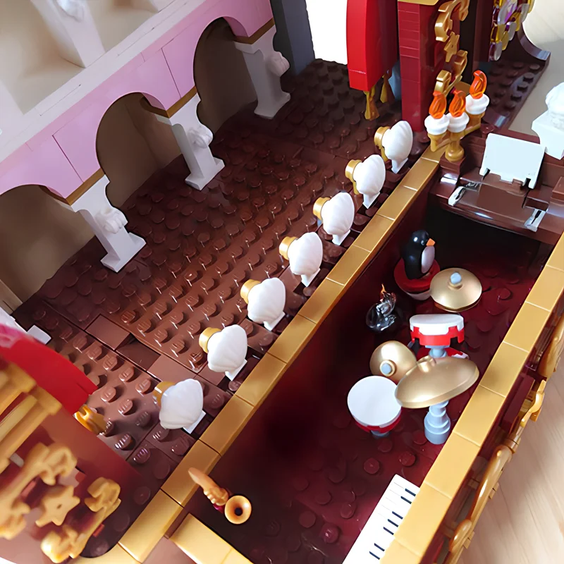 1339-teiliges Muppet Theater-MOC-Baustein-Set – detailliertes Modular-Style-Architekturmodell-Bricks-Set für Präsentation und Sammlung