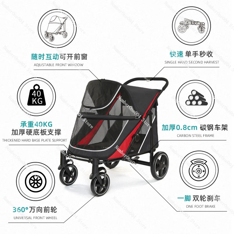 

Pet Hangable Bicycle Foldable Medium and Large Dogs