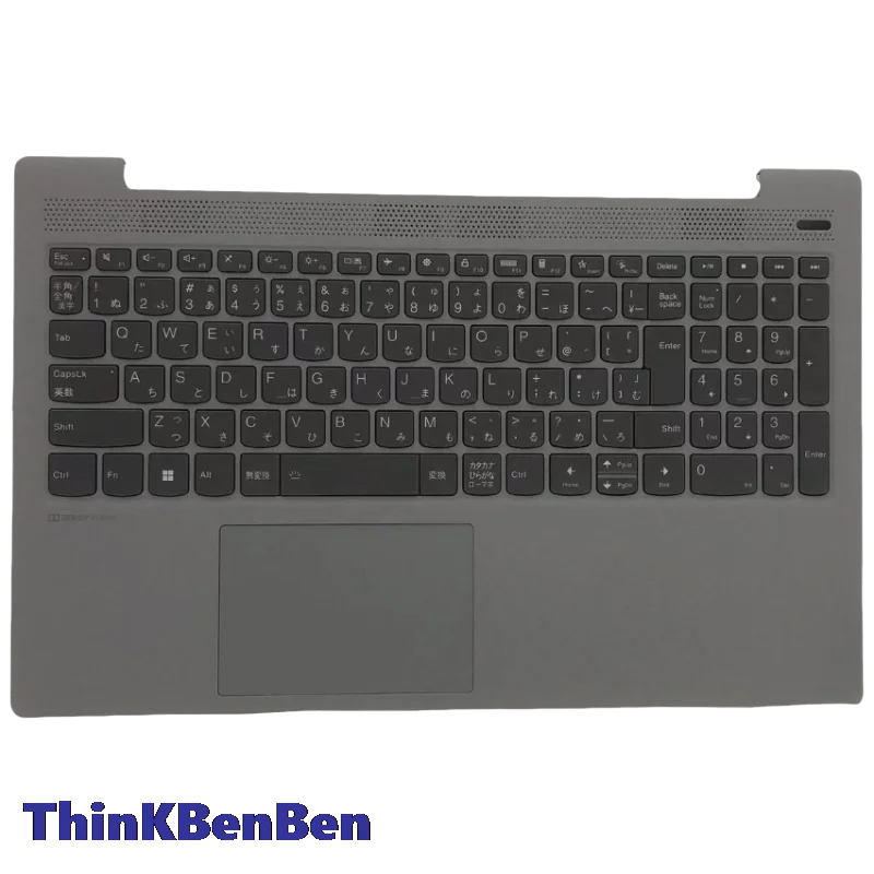 JP Japanese Platinum Grey Keyboard Upper Case Palmrest Shell Cover For Lenovo Ideapad 5 15 ITL05 IIL05 ALC05 ARE05 5CB0X56447