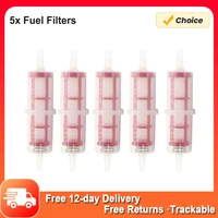 Filtros de combustible diésel en línea, filtro Universal para carretilla elevadora de 8-10mm, 5 unidades, 3/8 pulgadas, 10mm, para Honda CBR600, CBR900RR, HAWK 650