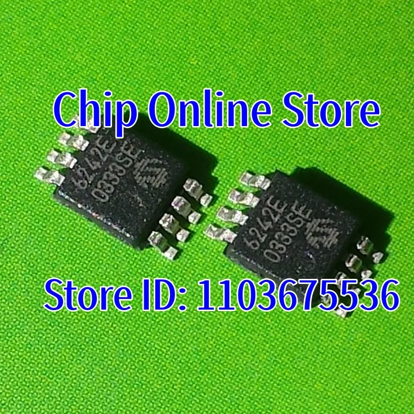 5~100pcs  MCP6242-E/MS  MCP6242T-E/MS  MCP6242  MSOP8  New Original  Operational Amplifier