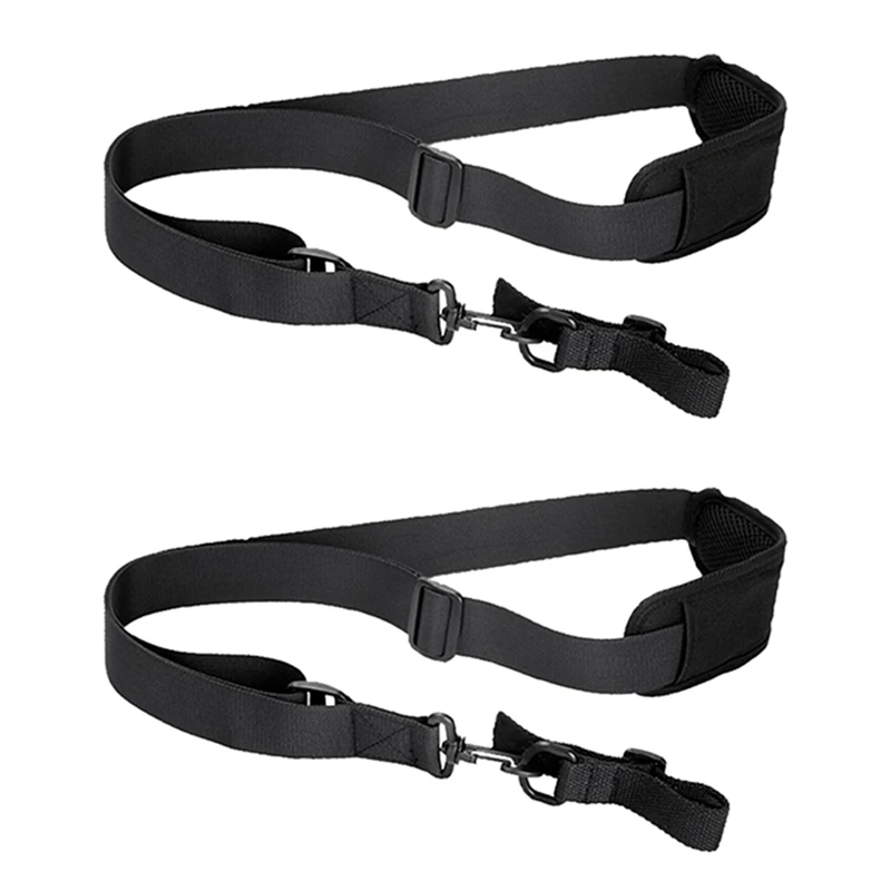 2PCS Shoulder Strap Nylon Padded Belt Shoulder Strap Harness For Lawn Mowers Garden Tool Accessories Black