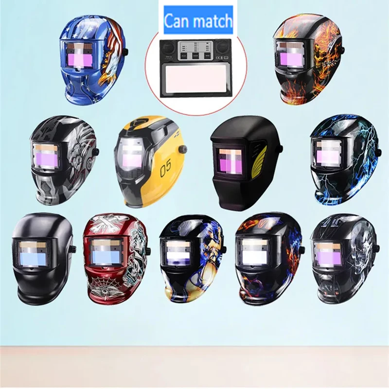 

Smart solar lithium battery auto dimming TIG MIG MMA MAG True color welding mask/welding cap filter/welder helmet