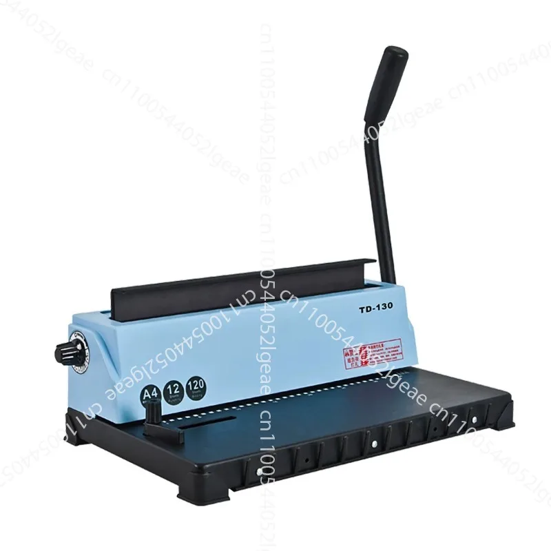 

1PC 34 Square Hole Wire Binding Machine Manual Wire Binding Machine TD-130 Small Machine Large Capacity Book Wire Binder Tools