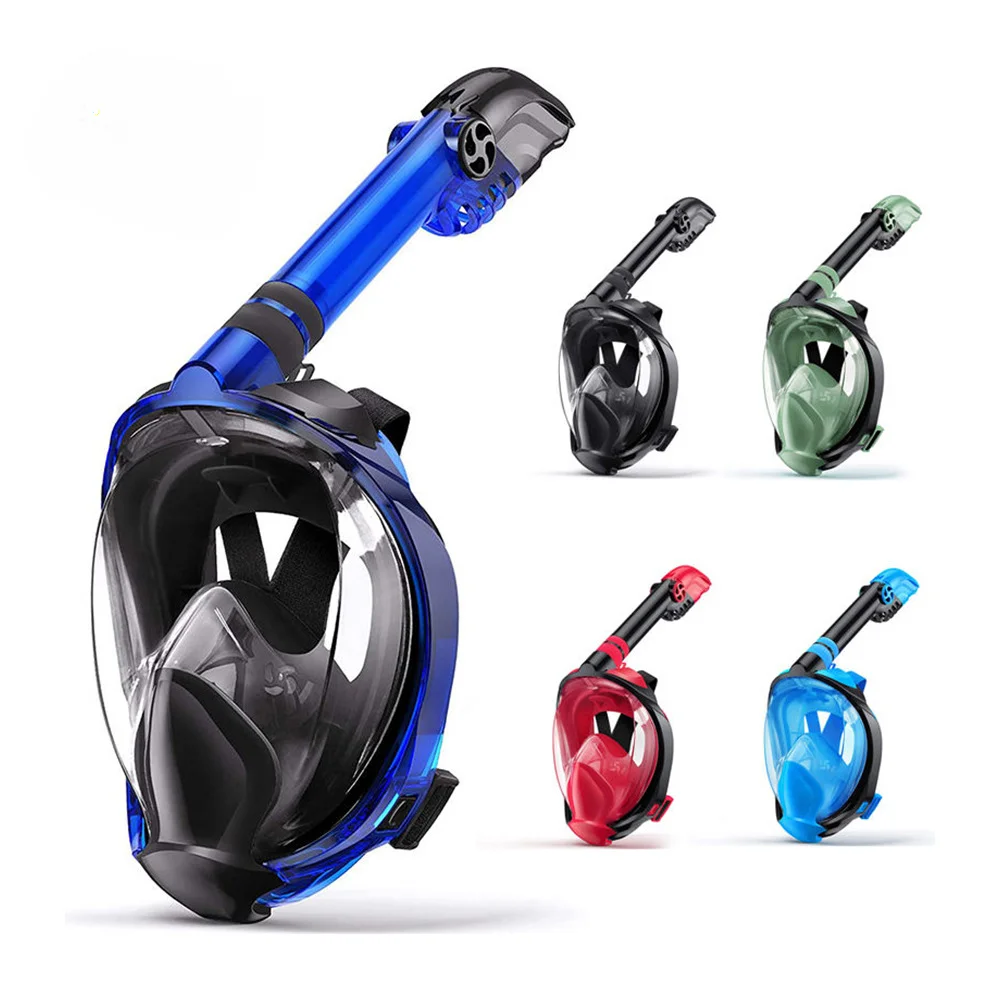 Diving masks: equipped with snorkeling masks, fully dry snorkels, adult and children's diving masks