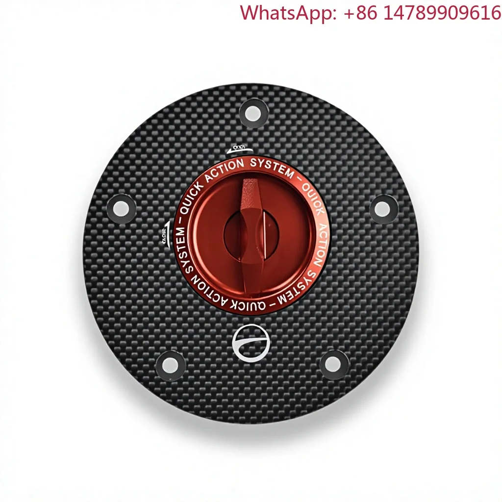 Carbon Fiber Fast Gas Fuel Filler Caps For CBR600RR 2003-2025 CBR400RR CBR900RR CBR1000RR CBR600F Keyless Tank Cap MadeMotorcyc