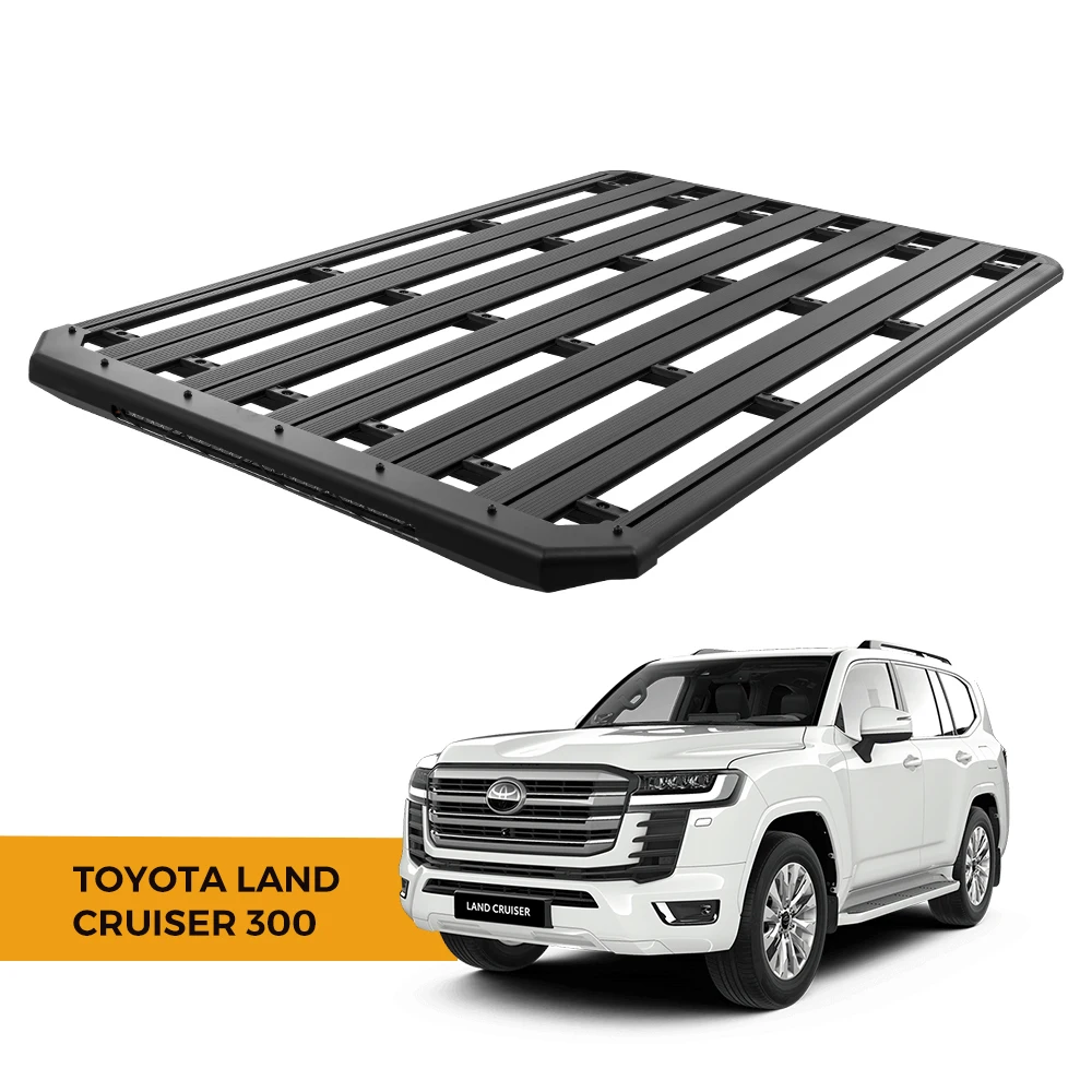 4x4 Offroad Aluminum Alloy Lc300 Lc200 Lc100 Platform Roof Rack For Toyotas Land Cruiser 100 200 300