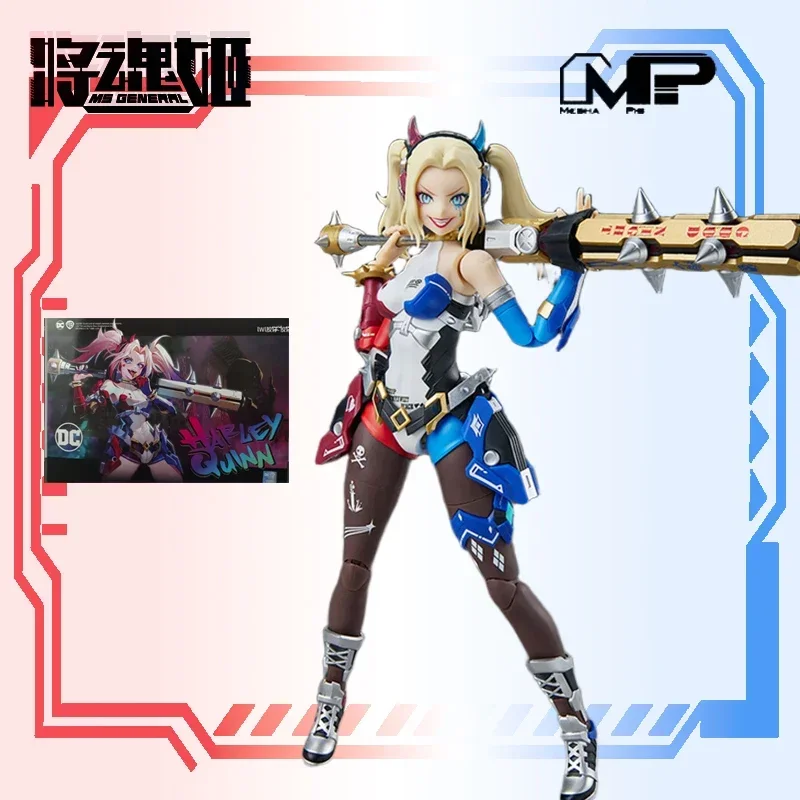 Mech Pig Original model kit DC joker Girl Harley Quinn Two bodies madman doctor Anime Action Toy Assembly Collection Model  Boys