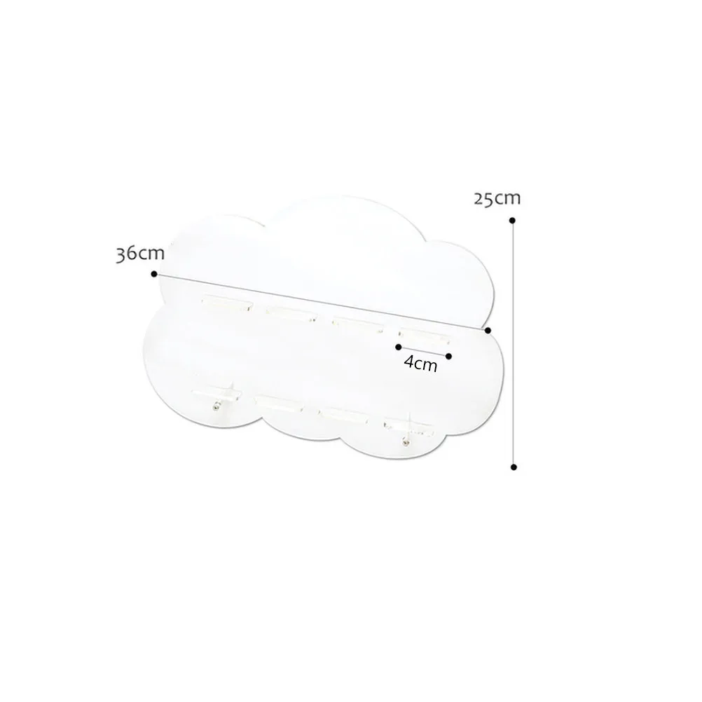 Cloud-Shaped Acrylic Cake Display Stand for Wedding, Dessert, Cupcake & Pastry – L Size