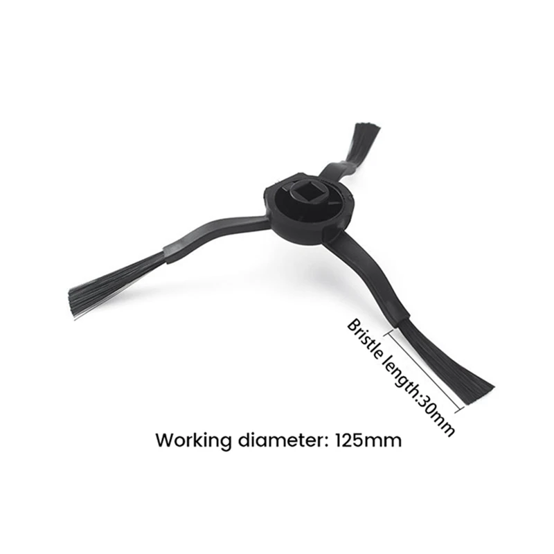 Brosse latérale principale, filtre, vadrouille, sac à poussière pour Cecotseats Conga 11090, Spin Revolution, aspirateur robot, en plastique montré