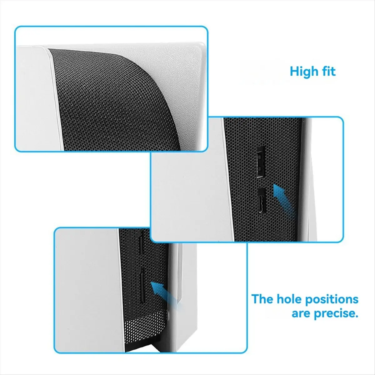 Top Sale For Slim Dust Covers Semi-Covered Dust Proof Filter Protection Cover for Disc/Digital Console Gaming Accessories
