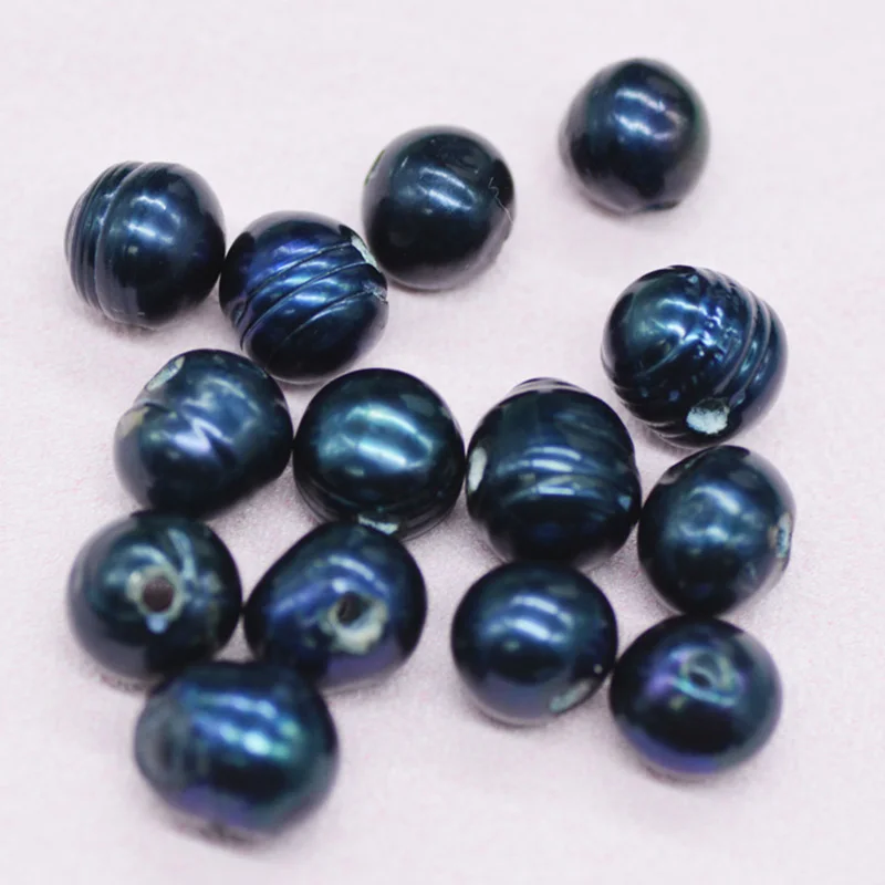 500pcs /lot  Natural freshawater pearl, potato pearl, 10mm with 2mm big hole