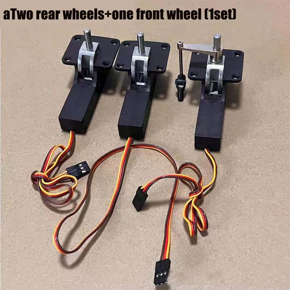 Accesorios de modificación de avión modelo 15KG torque 60 68g turbina tren de aterrizaje retráctil asiento retráctil