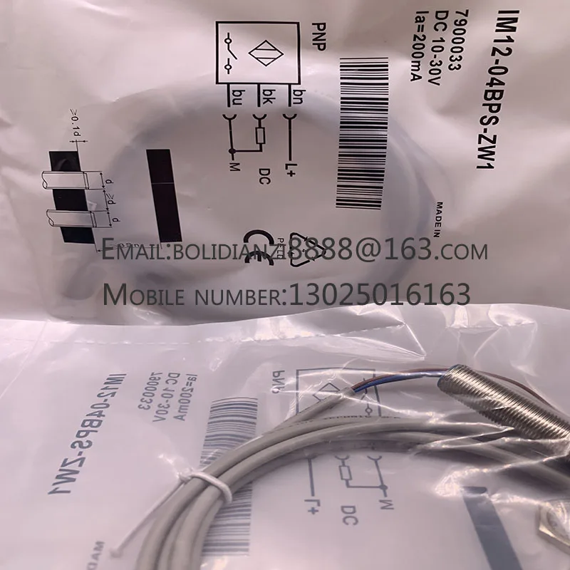 Interruptor do sensor de proximidade IM12-04BPS-ZUB Novo