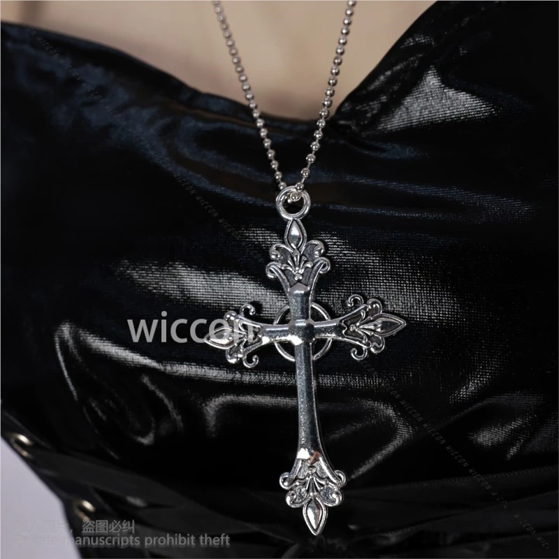 Jirai Kei สาว MisaMisa คอสเพลย์อะนิเมะเครื่องแต่งกายหนัง PU ชุดวงเล็บกระโปรงเซ็กซี่ Gothic Black Lolita ลูกไม้ที่กําหนดเอง