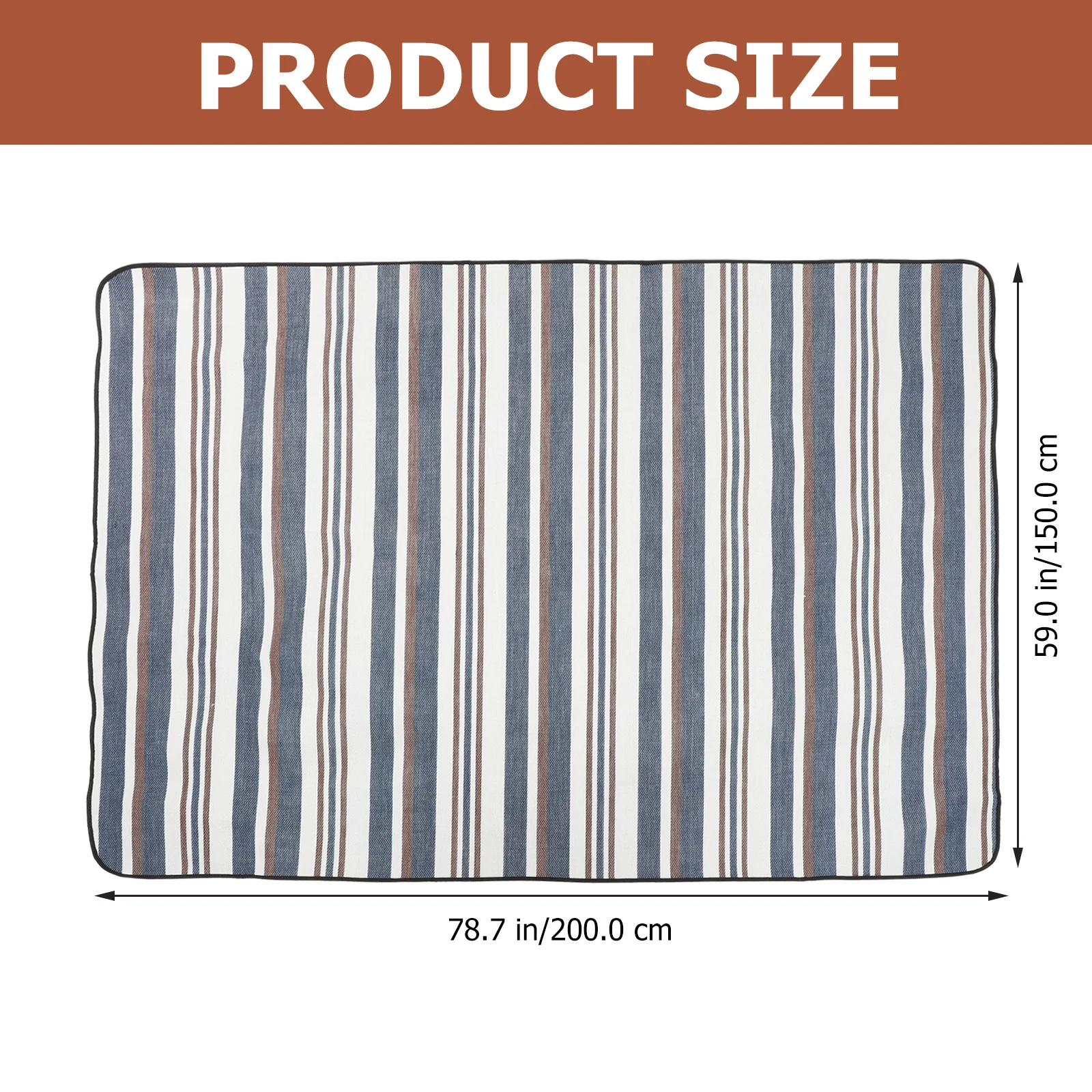 

Washable Picnic Mat Outdoor Blanket Beach Waterproof Peva Portable Cushion