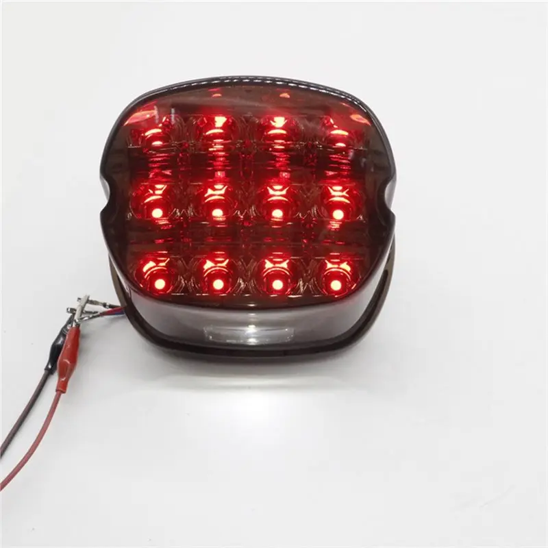 For Dyna Fat Boy 883 1200 Road King Davidson Livewire FXDL99-17 Motorcycle LED Taillight Brake Lamp Smoked Black
