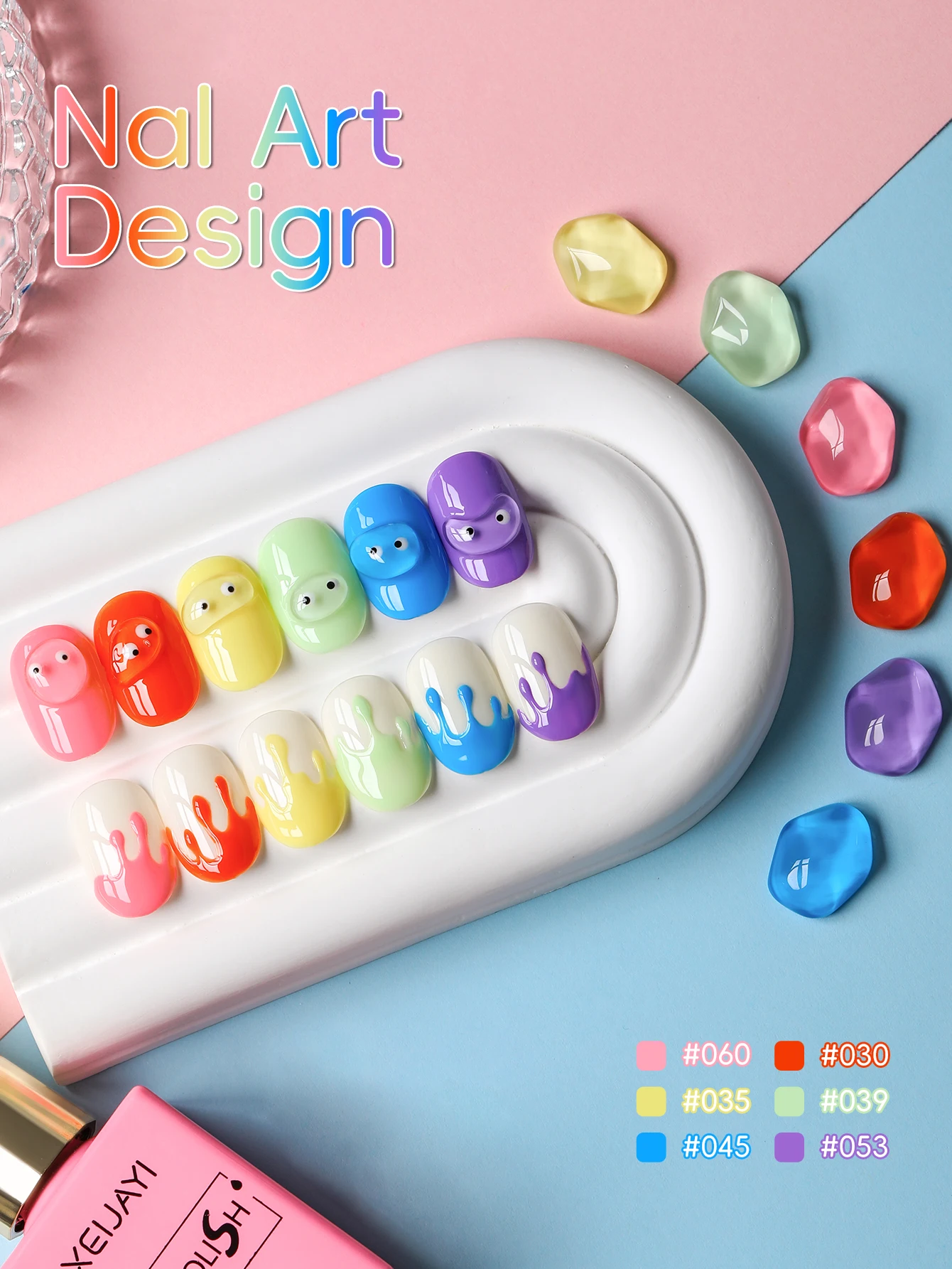 XEIJAYI 6 uds 15ml juego de Esmalte de uñas de Gel Kits de Esmalte de Gel UV semipermanente todo para Kit de manicura Soak Off UV LED Vernis