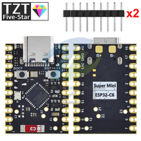 TZT ESP32-C6 SuperMini Development Board Microcontroller Programming Learning Controller Core Board