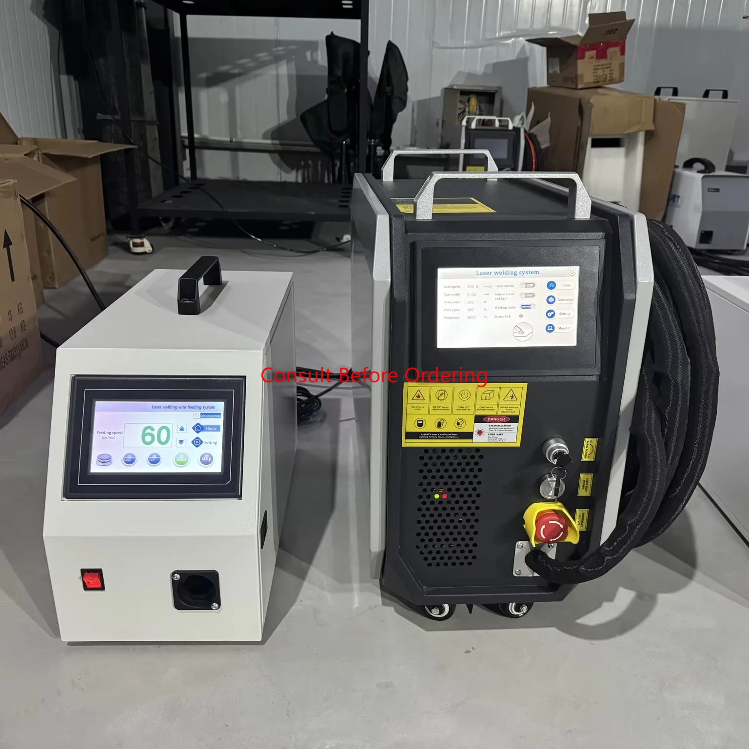 Waterkoeling Lasnaadreiniging met automatische draadlasmachine