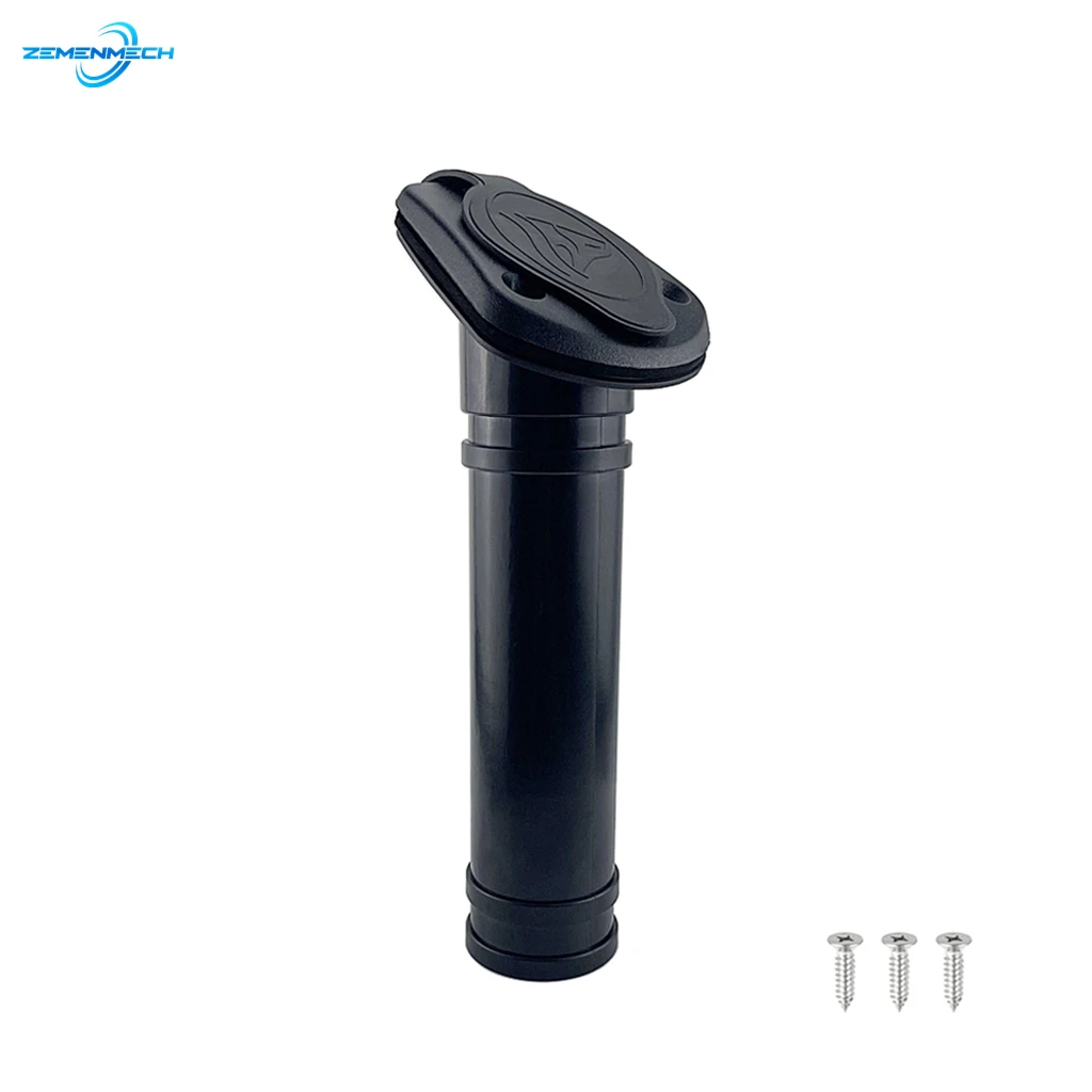 Fishing Rod Holder Nylon Flush Mount Kayak Boat Bracket Rack With Cap Gasket Cover Canoe Marine Tackles Device Accessories