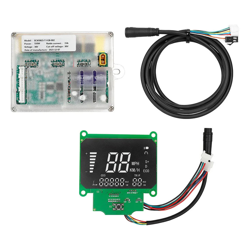 

For DUCATI Electric Scooter Controller And Meter Set 36V 550W Controller MW95 Meter Instrument With Cable Kit For E-scooter