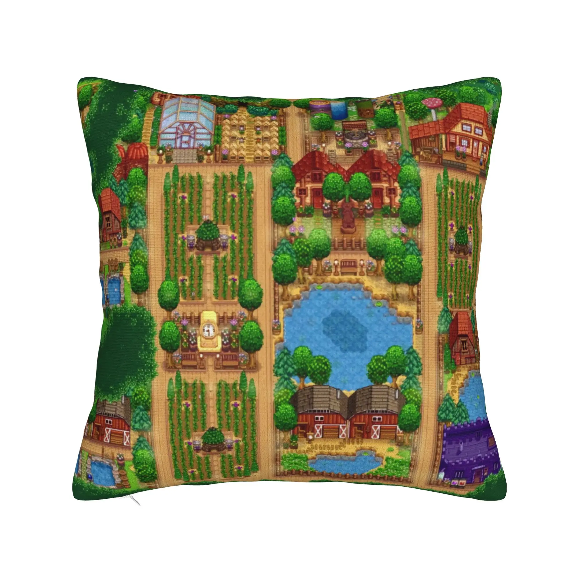 Well developed Farm Stardew Valley Pillow Case  Print Pillow Cover For Wedding Party Home Decor Funny Pillowcases
