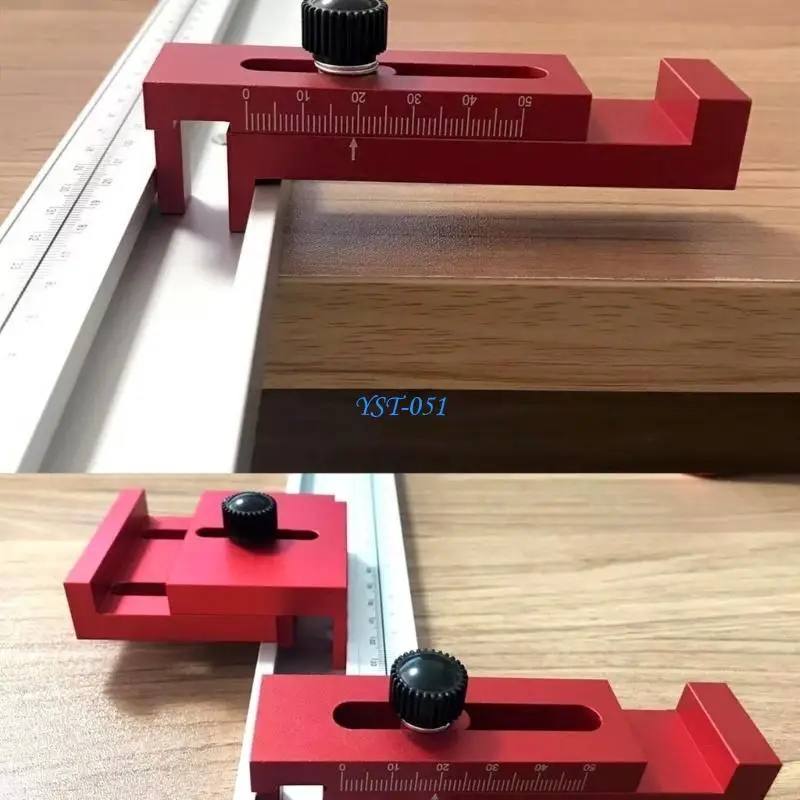 

E15A Aluminium Alloy 30mm Woodworking Gaps Gauge Tool for Cutting Slotting