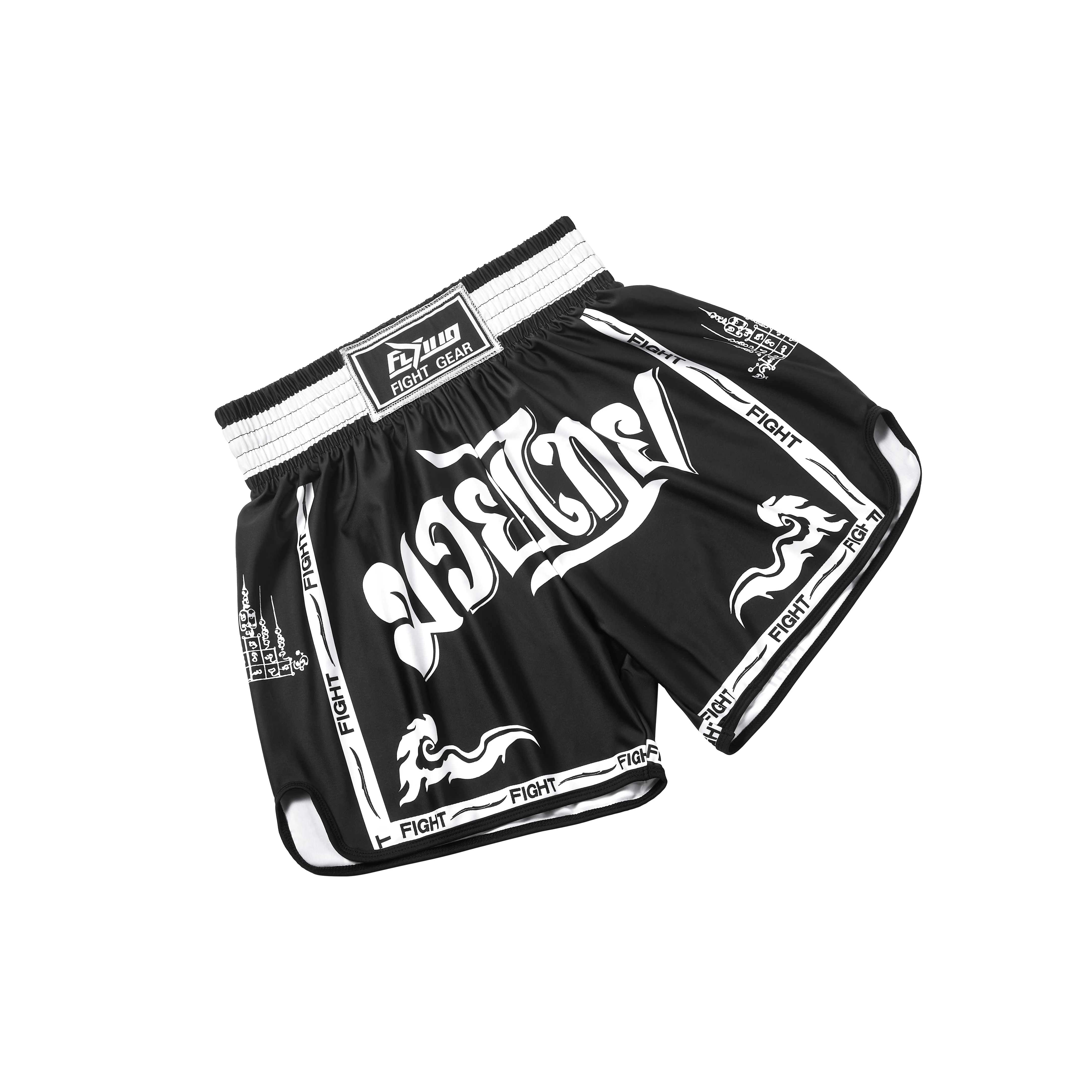 Thai boxing shorts, suitable for taekwondo fighting MMA Sanda fighting sports training.