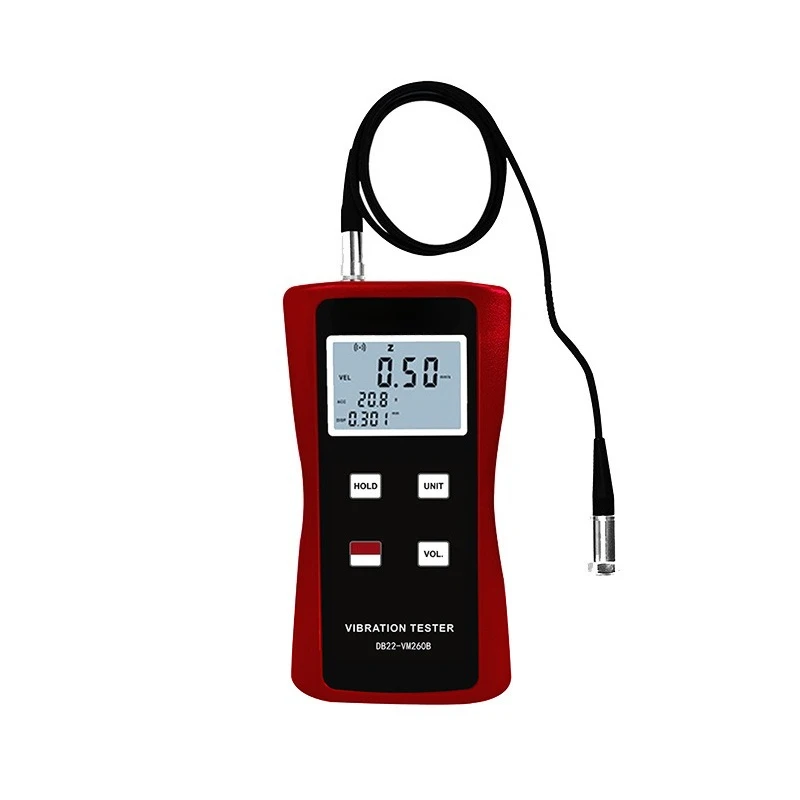 Manufacturer supplies mechanical vibration measurement Vibration meter DB22-VM260B with optional earphones for stethoscope