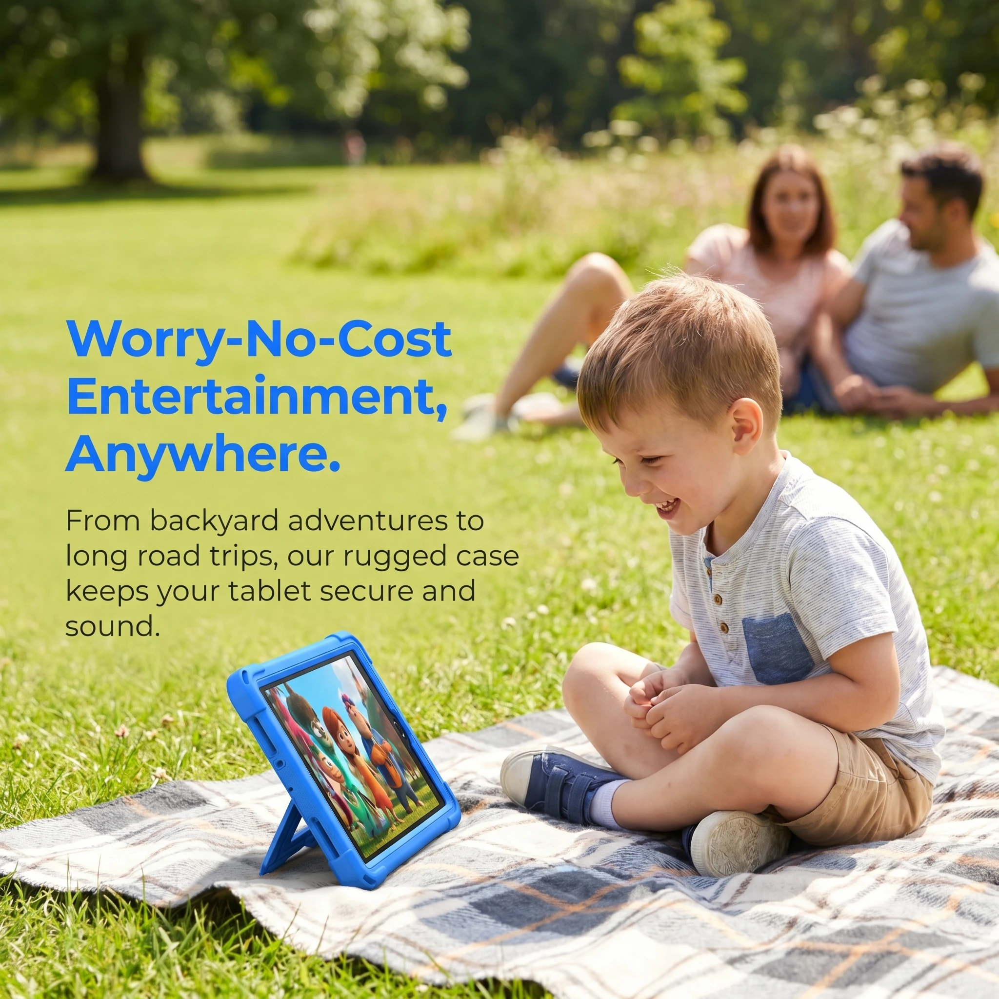 Compatible with the Vortex T10M Pro Tablet Case, 10.1-inch, Child-Friendly Silicone Adjustable Stand Cover Soft