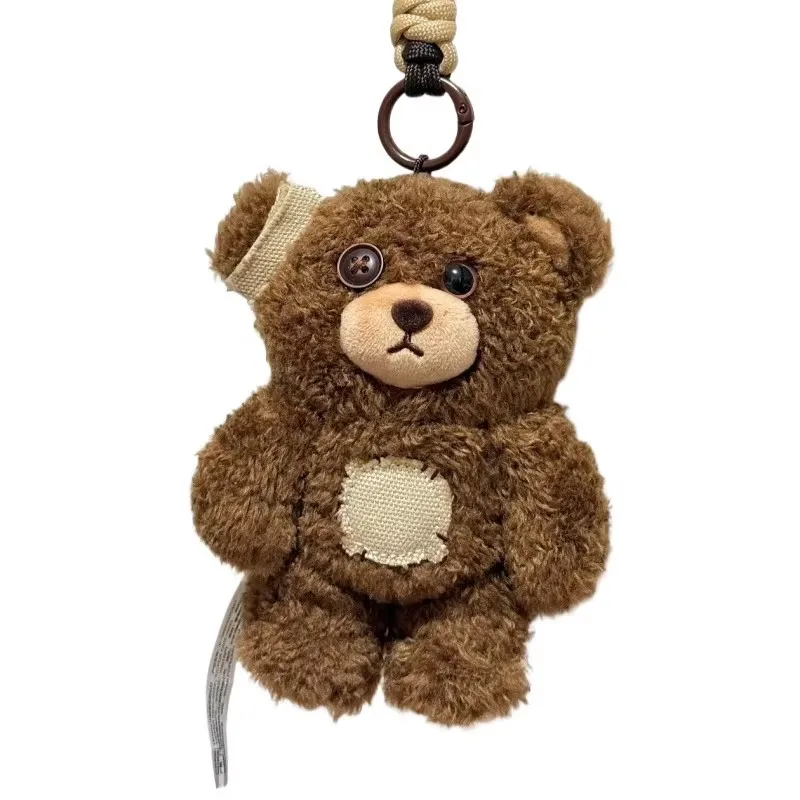 

Original Popmart Hirono Bear Plush Toy Living Wild Series Cute Doll Cartoon Home Decoration Kawaii Model Birthday Gift Toy