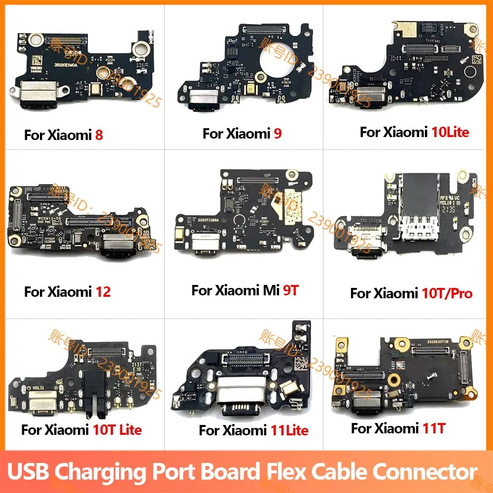 

For Xiaomi Mi 10T 9T 10 11T Pro Mi10T Pro Mi 11 A1 A2 A3 Lite 8 9 SE Dock Connector USB Charger Charging Port Flex Cable Board