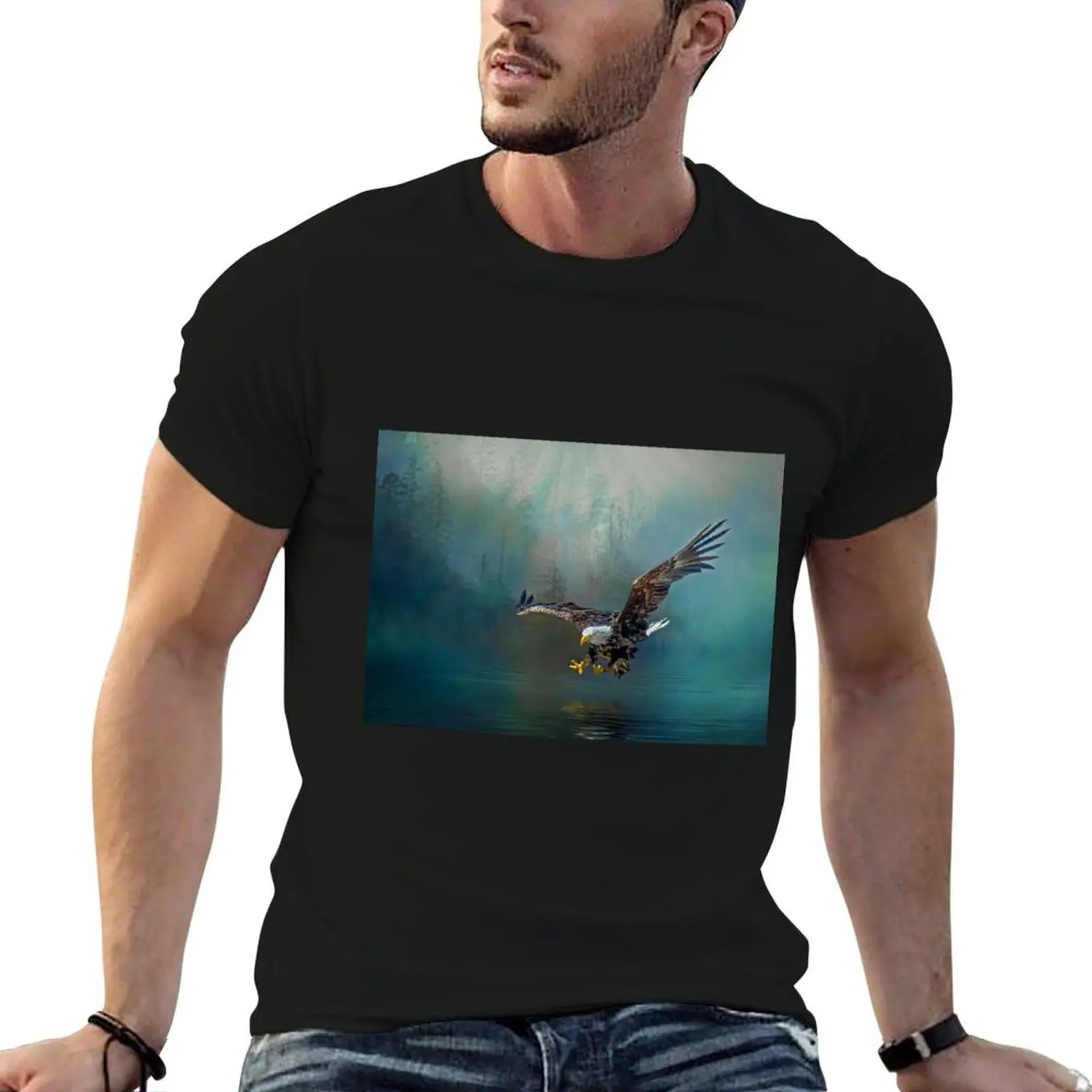 

Eagle swooping for fish T-Shirt essential t shirt anime t shirts oversize T-Shirt