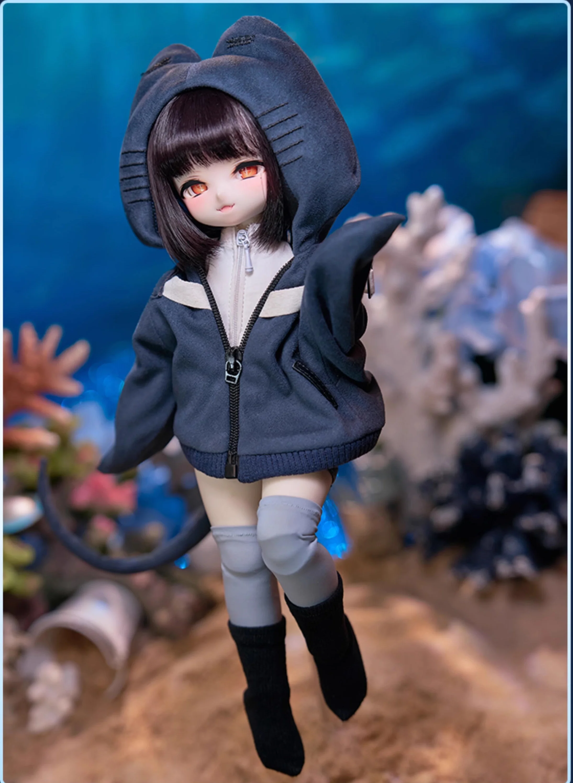 Spot inventario diablo pez veneno fragancia MJD muñeca articulada BJD 1/6 oficial auténtico personaje 2D DIY 27,5 cm muñecas