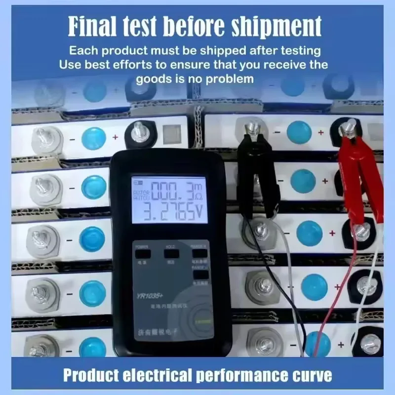 105Ah Lifepo4 3.2V Batterie 6000 Cycle Rechargeable Lithium Fer Phosphate Bricolage 12V 24V Pour Yacht Moto Batterie