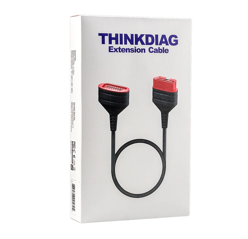 

Connecting Data Cable Ends Thinkdiag Cable 16pin Obd2 Thinkdiag Socket Extension Male to Female