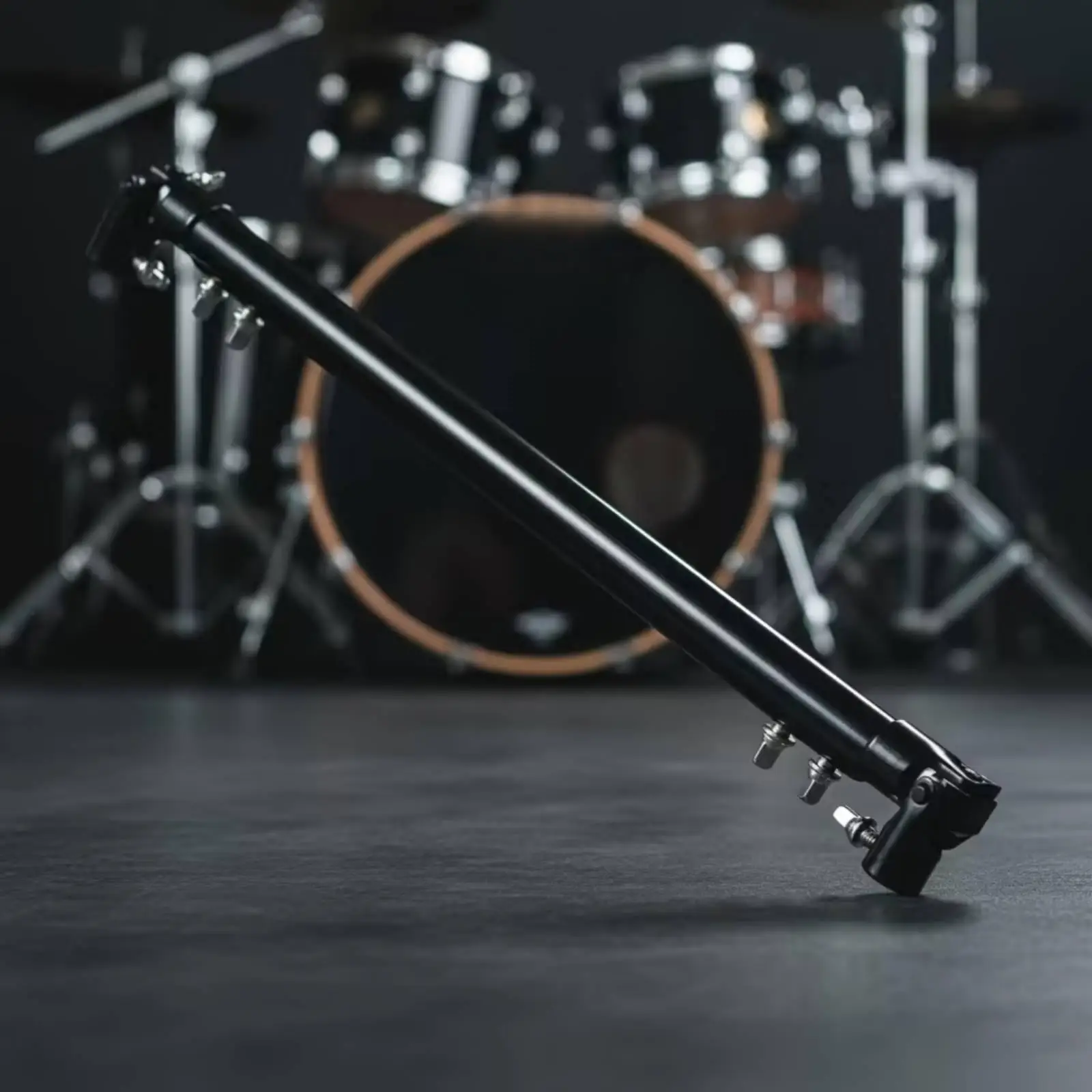 Drum Pedal Connecting Rod Double Bass Linkage Adjustable 35-53cm Zinc Alloy for Drum Kit Pedal Mechanism