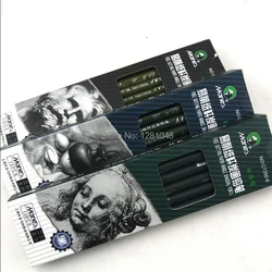 LifeMaster Maries Charcoal Pencil 12pencils/lot Super Soft/Soft/Neutral Paper Holder For Sketch Art Supply Good Quality