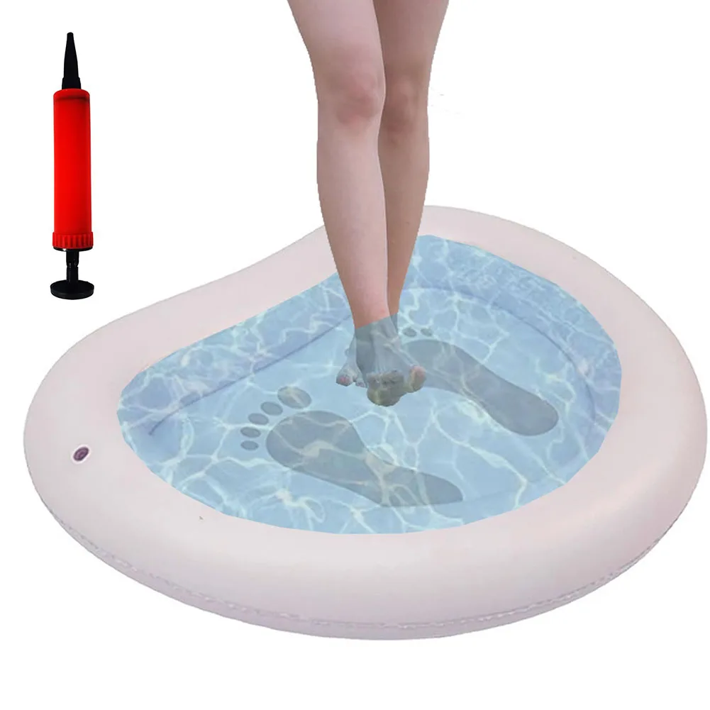 Rejuvenating Tired Feet Outdoor Inflatable Footbath Easy To Clean Easy To Store Large Size Relaxing And Therapeutic