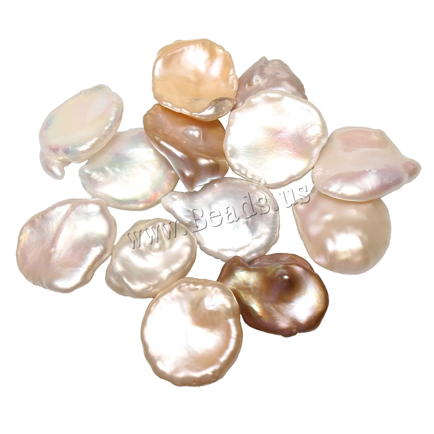 10-12mm Cultured Keshi Pearls Beads  Natural Freshwater No Hole Nucleated Pearl Beads for DIY Jewelry Making Necklace Bracelet