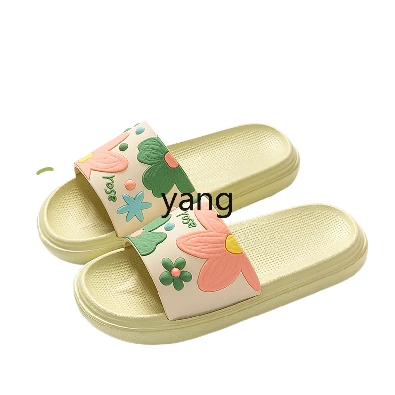 

LMM non-slip and deodorant bathroom bath household ladies cool slippers summer wear