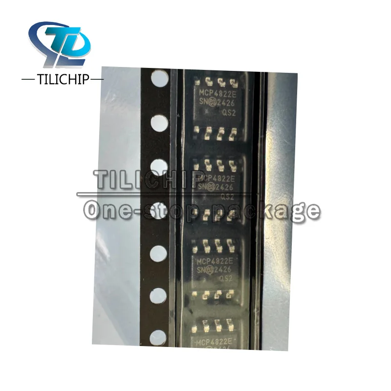 MCP4822T-E/SN MCP4822T SOIC-8 12-bit digital-to-analog conversion chip brand new original