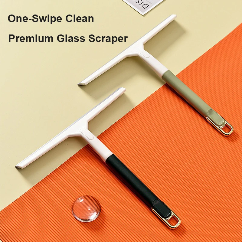 PP+TPR Window Squeegee Hanging Hole Design Widen The Scraping Surface Glass Cleaning Soft Scraper Widely Applicable