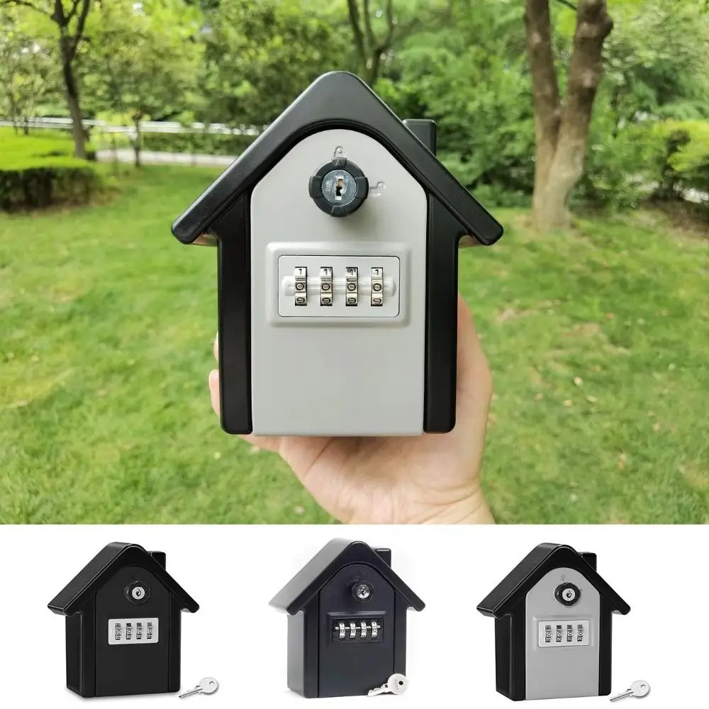 Resettable Combination Key Lock Box Waterproof Large Capacity Key Storage Box Weatherproof High-capacity Security Lock Box