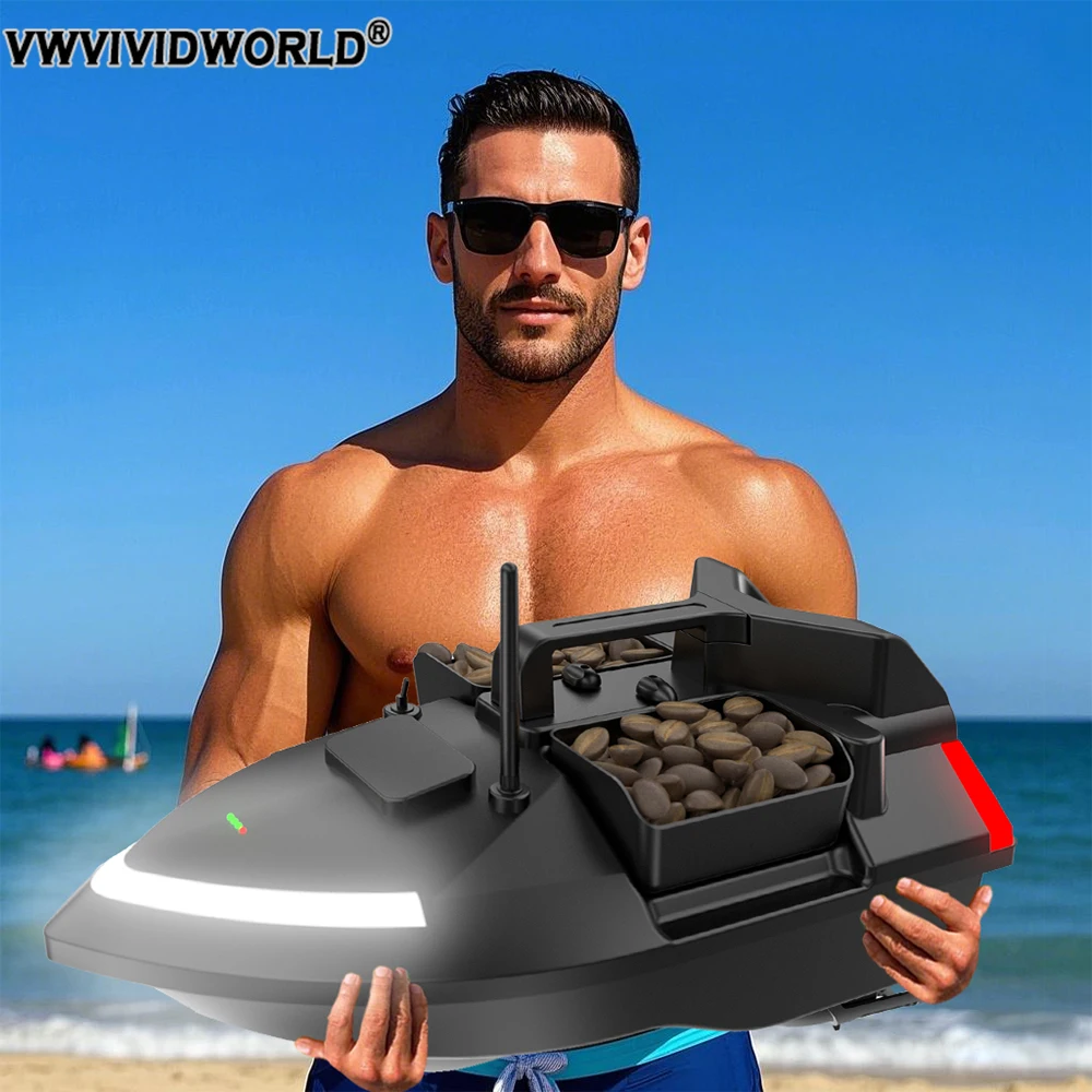 

VWVIVIDWORLD, загрузка 2 кг, 500 м, ночник, рыбацкая лодка с дистанционным управлением, автоматическое возвращение, без функции GPS, VZ