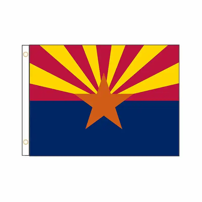 Arizona Flag Tapestry Banner 2x3FT 3X5FT Polyester Double Stitched Vivid Color Decorations Outdoor GQ-038