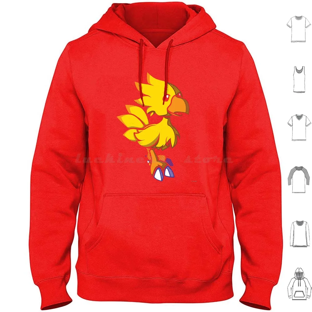 Kweh! Hoodies Long Sleeve Final Fantasy Ffxiv Xiv Ffvii Ff14 Ff7 Vii Dissidia Kingdom Hearts Kh Khbbs Birth By Sleep