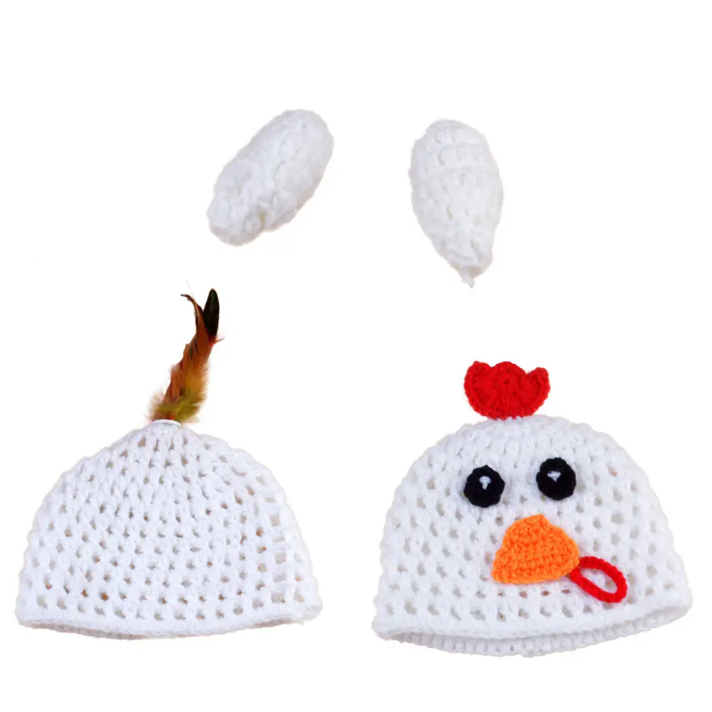 

Photo Knitted Suit Clothes for Newborn Photography Props Handmade Clothing